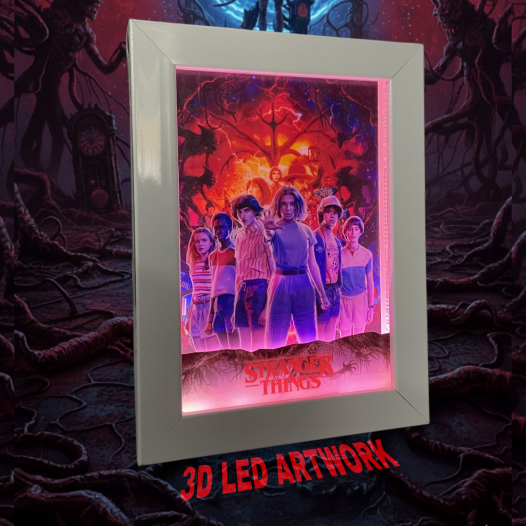 STRANGER THINGS LED ART FRAME