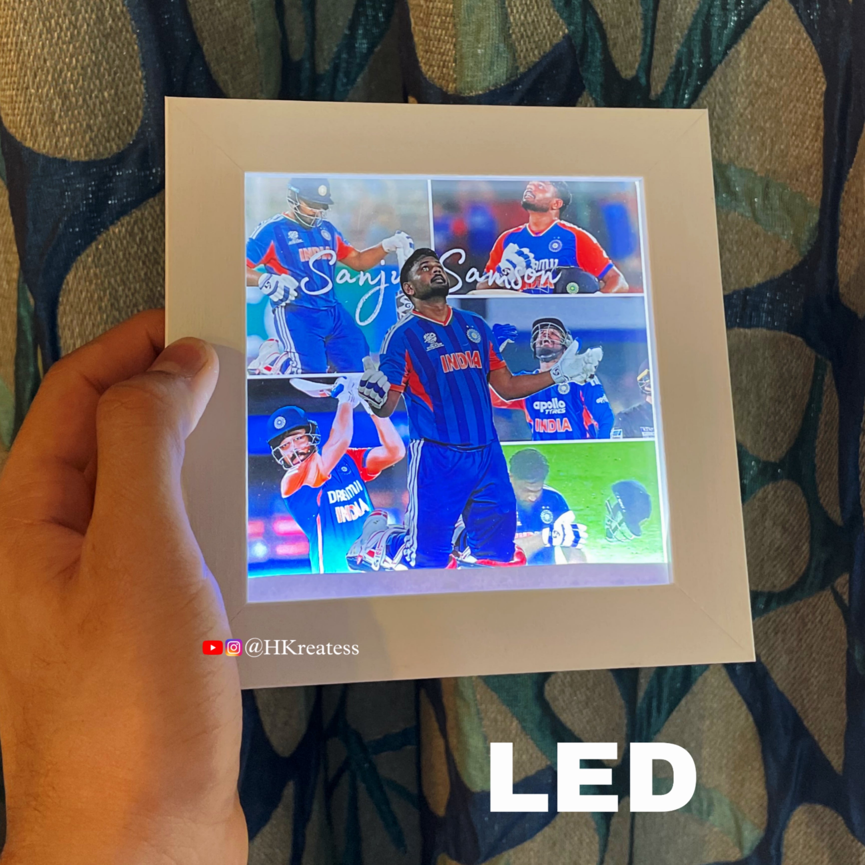 Sanju Samson Mini frame